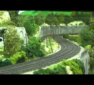 Train miniature HO Chalindrais ligne 2 (2ème réseau d'André Gay) vidéo 67