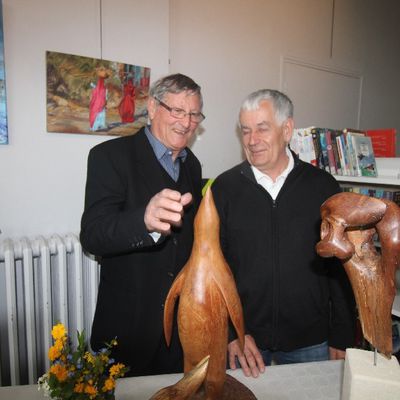 Une exposition de sculptures à découvrir jusqu'au 11 mai à la bibliothèque du Mêle sur Sarthe