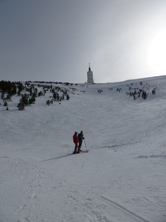 Album - Le Ventoux sous la neige. Photos de Hubert, Bernard et...ma pomme.