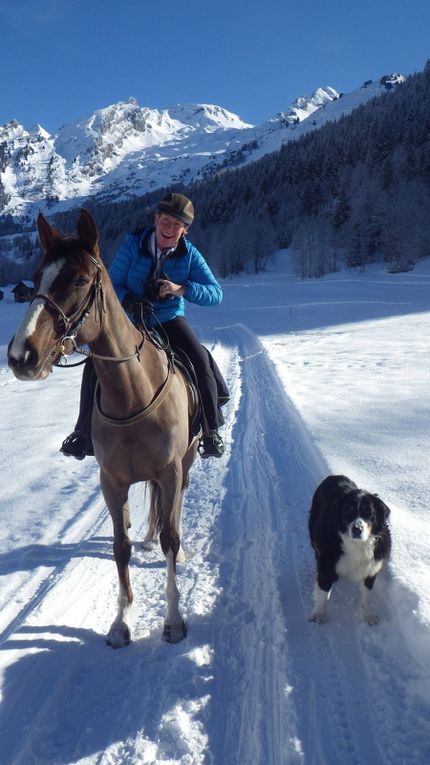 Le Top ! Balade  a cheval dans la Neige !