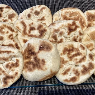 Naans au fromage