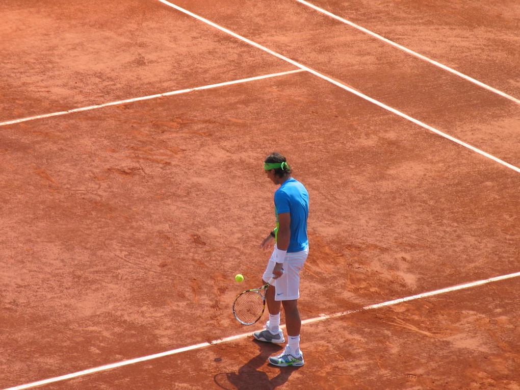 Photos prises lors des demi-finales Soderling-Berdych et Nadal-Melzer à Roland Garros 2010.