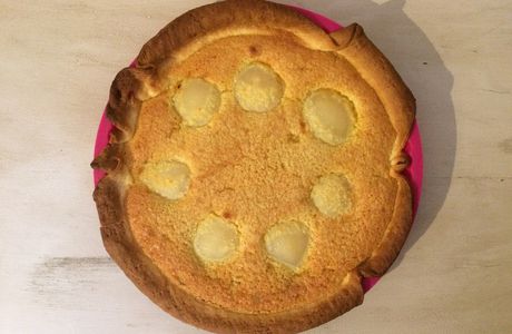 Tarte amandine aux poires