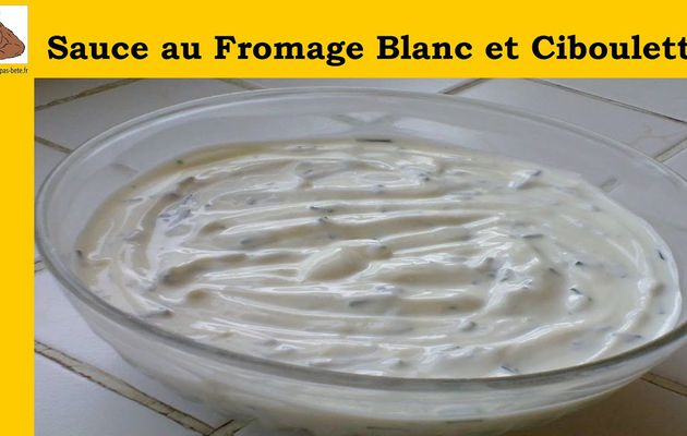 Sauce fromage blanc ciboulette