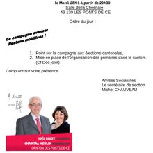 Réunion de section de février