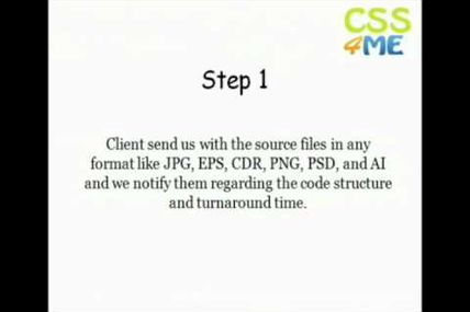 Want To Convert Your PSD TO HTML, Css4Me Can Help