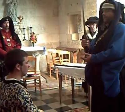 Cérémonie d'adoubement en l'Eglise de Folleville - Médiévales de Folleville 2012
