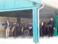 et le traditionnel concert du JazzBand à l'heure de l'apéritif "pot de l'amitié" partagé par les participants et les organisateurs