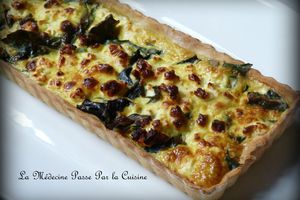 Quiche aux blettes pour l'Escapade en Cuisine de Novembre