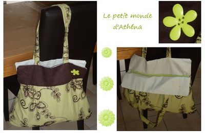 Sac Vert et Marron