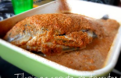 Tilapia en croûte de tomates