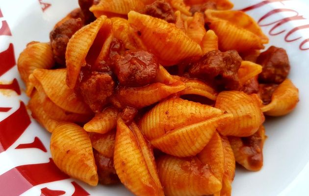 Pâtes au ragù di salsiccia