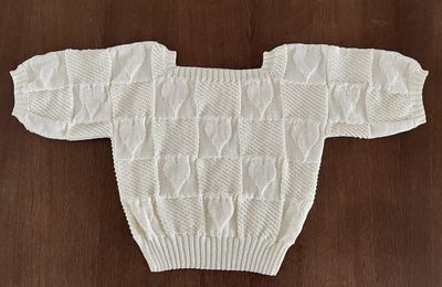 Quand le blanc fait la fête : le pull femme de Joke