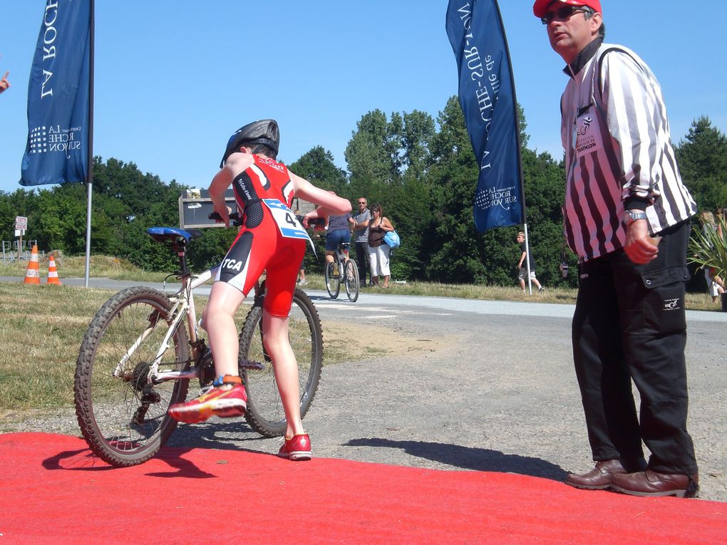 pour le retour du triathlon à La Roche, les jeunes ont répondu "présents"