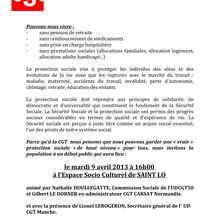 9 avril : débat sur la protection sociale à Saint-Lô