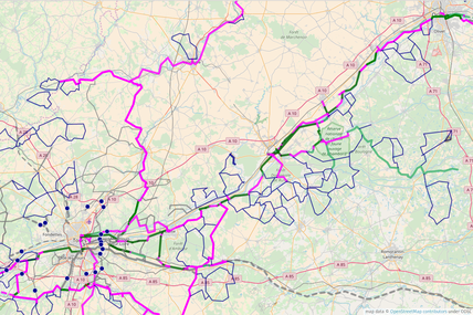 L'AF3V a recencé plus de 1000 km de voies vertes en Région Centre Val de Loire. Le département de l'Indre et Loire est en tête de classement. 