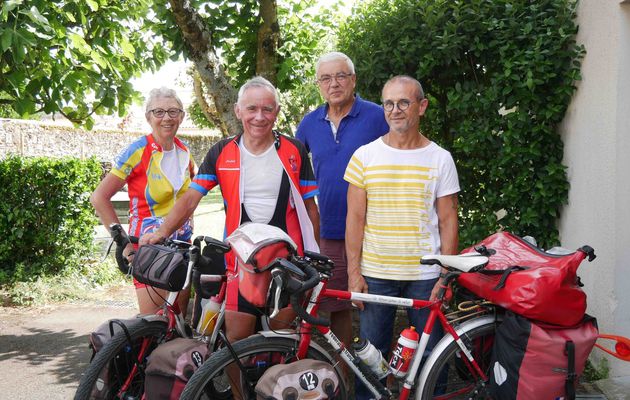 23, 27 Juin 2018 – Irlande à vélo – Pour le retour aux Herbiers, on fait étape chez les amis.