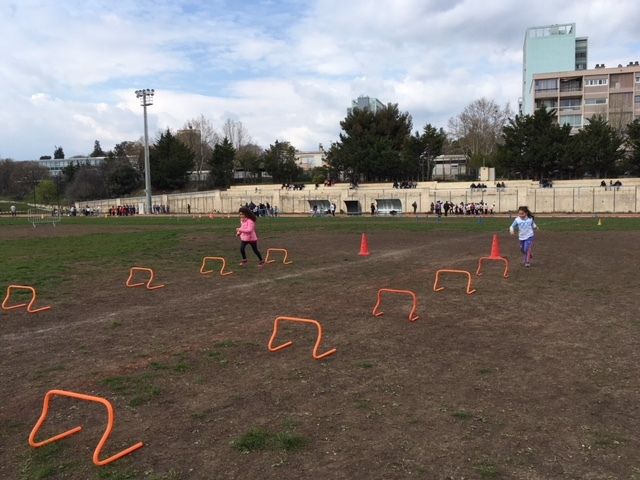 Animation Pointes par l'ACP Marseille - stade Roger Couderc à Saint Joseph