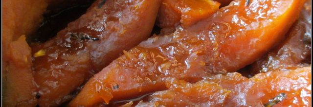 CONFITURE DE POTIMARRON EN TRANCHES