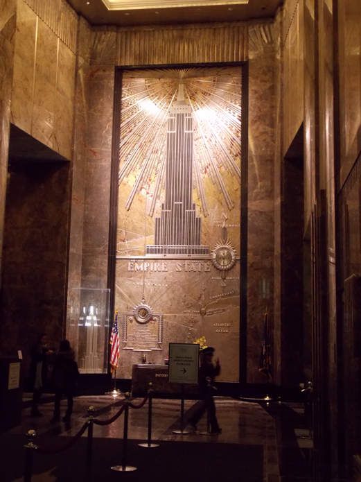 Empire State building, NYC by night.