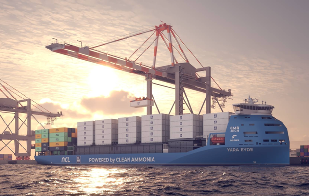 First ammonia-fuelled container ship on order