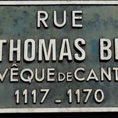 Barfleur, Rue Saint Thomas, à propos de Thomas Becket - Le Val de Saire vu par Ph L