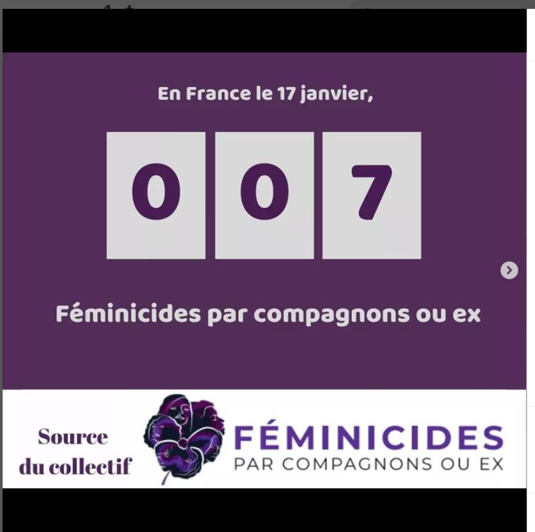 89 EME  FEMINICIDES   DEPUIS LE DEBUT  DE L ANNEE 2022