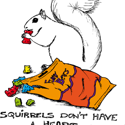 Squirrels don't have a heart