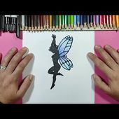 Como dibujar un hada 🧚 paso a paso 3 | How to draw a fairy 🧚 3