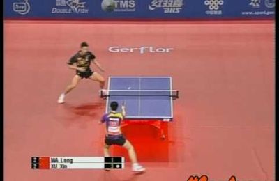 Finale entre Ma Long et Xu Xin