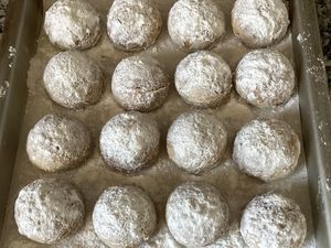 Sablés au sésame et à la fleur d’oranger
