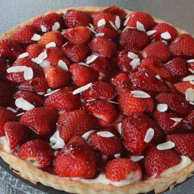 ******* Tarte aux fraises*********