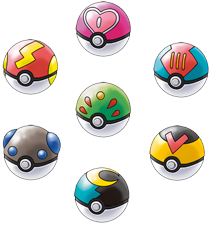 Les Pokéballs de Johto