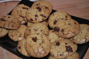 Cookies aux pépites de cholcolat .... yam yam