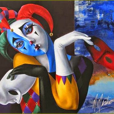 Masques - Carnaval - mardi-gras par les grands peintres  -    Martiros Manoukian (1947)