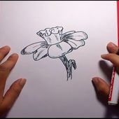 Como dibujar una flor paso a paso 10 | How to draw a flower 10