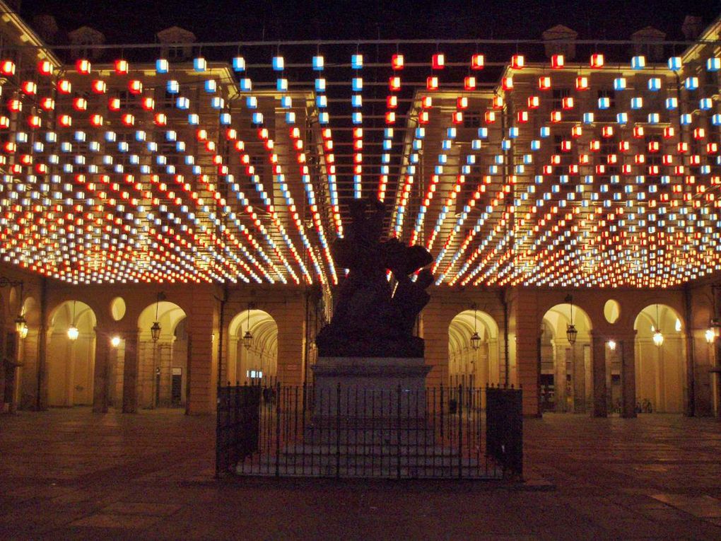 Turin, &quot;Luci d'Artista&quot; quant les lumières se font &quot;art&quot;, lumières d'artistes c'est du 31 octobre 2018 au 13 janvier 2019 !