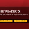 Adobe Reader X pour mobile -°- iPhone -°- Android