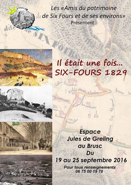 "Il était un fois Six-Fours 1829...