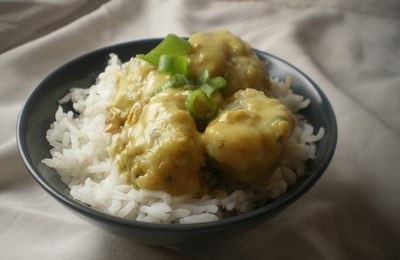 curry de boulette de poisson