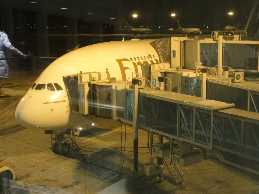 Alles während der Flugreise mit Emirates von München über Dubai nach Seoul.