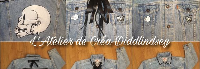 Personnalisation d’une veste en jean pour Alyssonne 