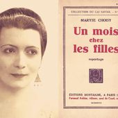 Une plume au bordel.... Maryse Choisy : "Un mois chez les filles".... 1928. - Chez Jeannette Fleurs