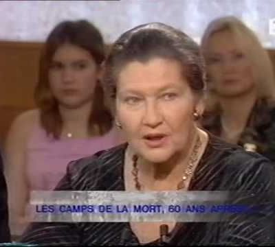 Simone VEIL livre un témoignage sur les camps de concentrations allemands