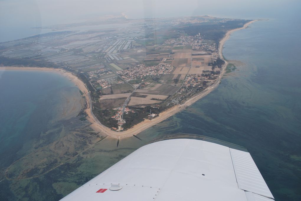 Quelques jours à la Rochelle avec en prime un survol en avion de la ville et de l'Ile de Ré.