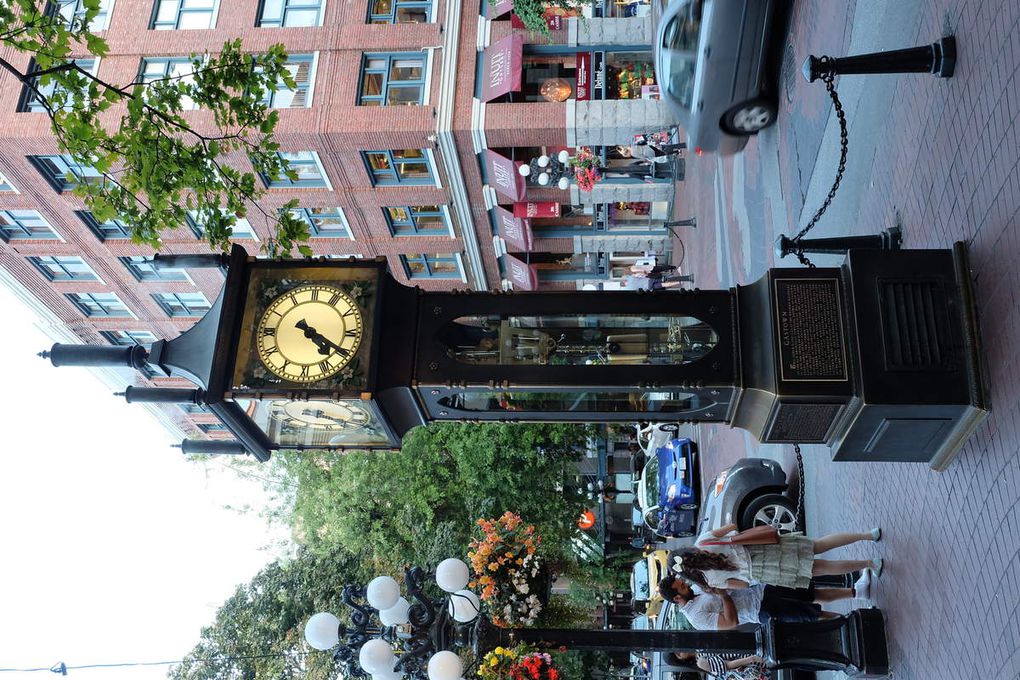 Granville Island et Steam Clock