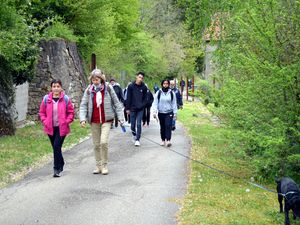 A la grotte d'Algrange avec l'école Maryse Bastié de Hayange.