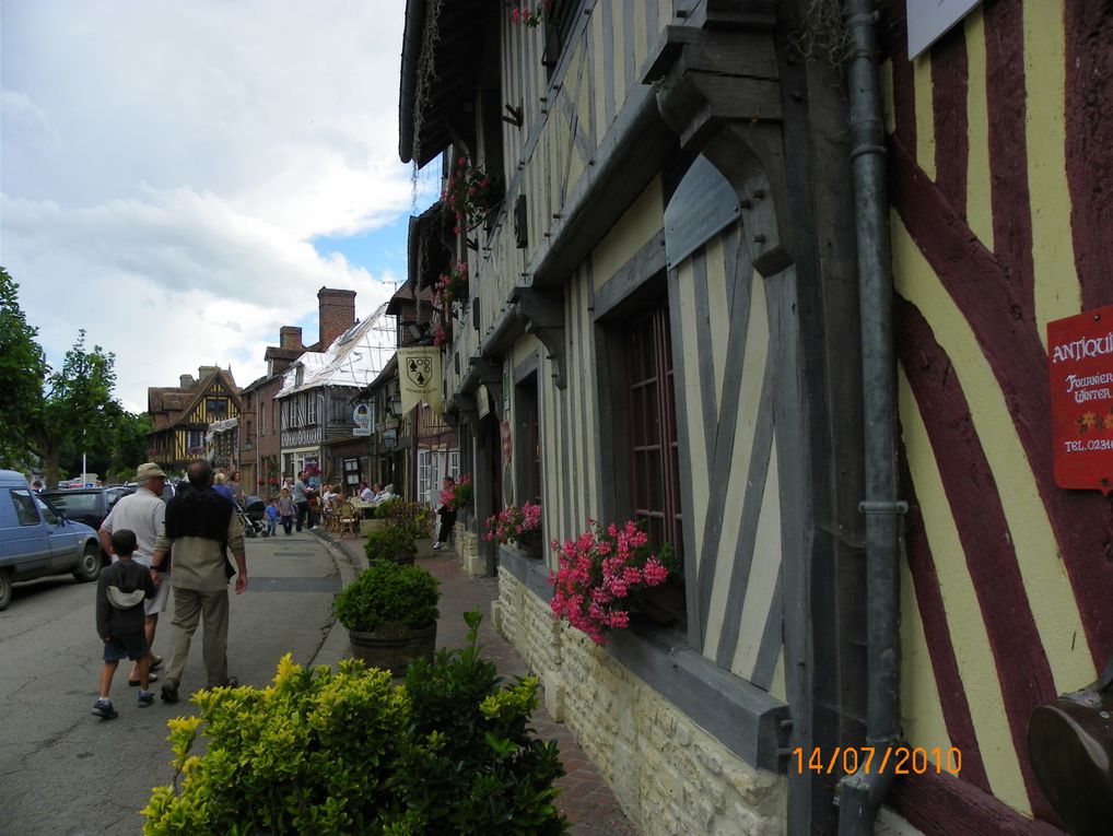 Vous irez tour à tour à  Beaumont en Auge, à Cambrener, à Beuvron en Auge,à Bonneville la Louvet et pour finir à Pont L'Evêque....