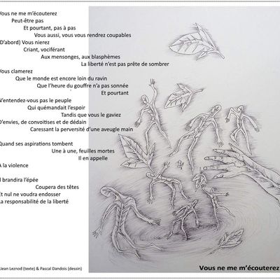 Une première œuvre réalisée avec Pascal Dandois, un diptyque libertaire à l'usage des puissants et à placarder sur tous les murs.