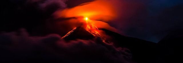 Eruption des volcans Fuego, Cotopaxi et Tungurahua.